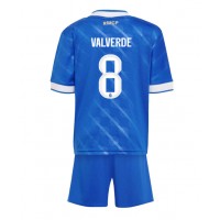 Stroje piłkarskie Real Madrid Federico Valverde #8 Koszulka Trzeciej dla dzieci 2025-26 Krótki Rękaw (+ szorty)